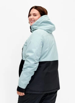 Zizzi Ski Anorak With Hood -Chic Soldes M61183B 1424 ModelBack