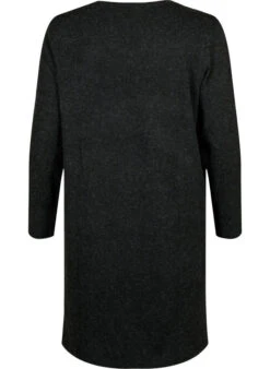 Zizzi Knitted Dress With Slit In The Sleeves -Chic Soldes M61187A 1801 Back