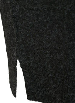 Zizzi Knitted Dress With Slit In The Sleeves -Chic Soldes M61187A 1801 Details3