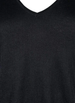 Zizzi Viscose Knit Blouse With Glitter -Chic Soldes M61197A 0199 Details1