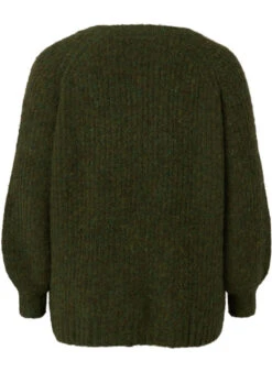 Zizzi Knitted Sweater With Wool And Raglan Sleeves -Chic Soldes M61203B 1038 Back