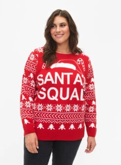 Zizzi Pullover With Christmas Pattern