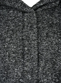 Zizzi Bouclé Coat With Wool -Chic Soldes M61267A 0199 Details1