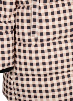 Zizzi Checked Puffer Winter Jacket 17 Zizzi Checked Puffer Winter Jacket -Chic Soldes M61271A 0199 Details2