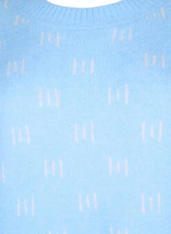 Zizzi Patterned Pullover -Chic Soldes M61297A 1421 Details1