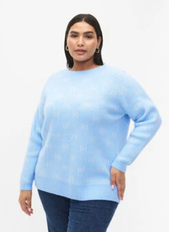 Zizzi Patterned Pullover