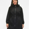 Zizzi Functional Coat With Pockets And Hood -Chic Soldes M61307A 0199 ModelFront