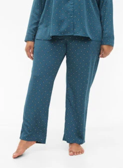 Zizzi Printed Pyjamas Pants -Chic Soldes M70005A 1569 ModelDetail1