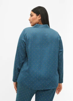 Zizzi Printed Nightshirt -Chic Soldes M70005B 1569 ModelBack