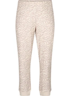 Zizzi Printed Velour Pants -Chic Soldes M70020B 2122 Front
