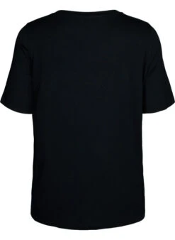 Zizzi Short-sleeved Viscose Night T-shirt -Chic Soldes M70021C 0199 Back