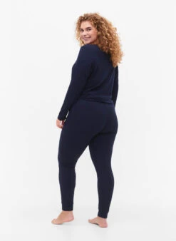 Zizzi Tight-fitting Night Pants -Chic Soldes M70031B 1494 ModelBack