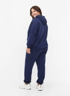 Zizzi Sweatpants With Pockets -Chic Soldes M70042B 1490 ModelBack
