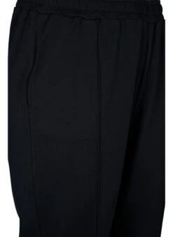 Zizzi Trousers In Modal Mix With Slit -Chic Soldes M70055B 0199 Details1