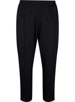 Zizzi Trousers In Modal Mix With Slit -Chic Soldes M70055B 0199 Front