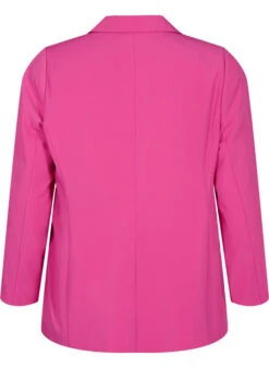 Zizzi Classic Blazer With Pockets -Chic Soldes M90000C 0750 Back