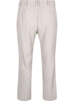 Zizzi Melange Trousers With Elastic And Button Closure -Chic Soldes M90007C 0290 Back