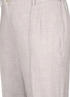 Zizzi Melange Trousers With Elastic And Button Closure -Chic Soldes M90007C 0290 Details1