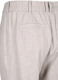 Zizzi Melange Trousers With Elastic And Button Closure -Chic Soldes M90007C 0290 Details2