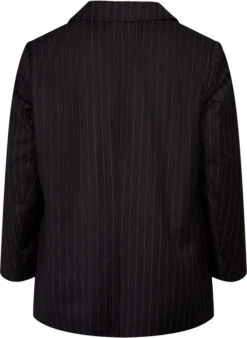 Zizzi Pinstripe Blazer -Chic Soldes M90017A 0199 Back