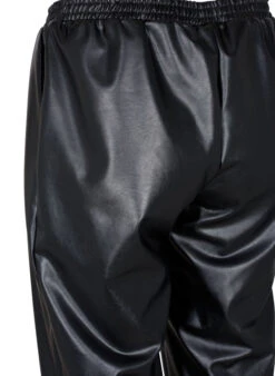 Zizzi Faux Leather Trousers With Pockets -Chic Soldes M90023C 0199 Details2