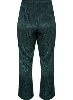 Zizzi Loose Viscose Pants With Tone-on-tone Print -Chic Soldes M90027B 0648 Back