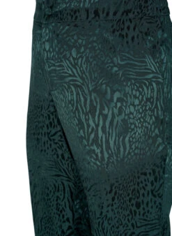 Zizzi Loose Viscose Pants With Tone-on-tone Print -Chic Soldes M90027B 0648 Details1