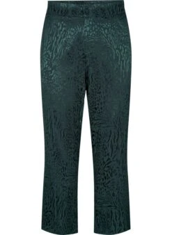 Zizzi Loose Viscose Pants With Tone-on-tone Print -Chic Soldes M90027B 0648 Front