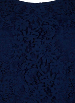 Zizzi Lace Dress With Long Sleeves -Chic Soldes M90039A 1494 Details1