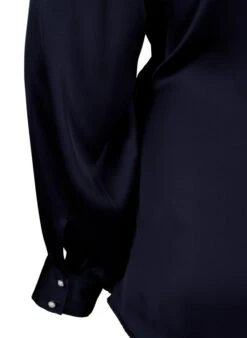 Zizzi Satin Party Blouse With Wrap 17 Zizzi Satin Party Blouse With Wrap -Chic Soldes M90052D 1496 Details3