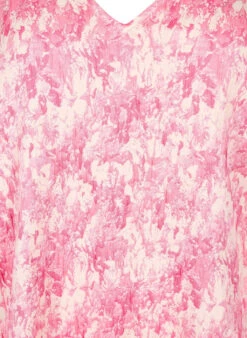 Zizzi Dress With Short Puff Sleeves -Chic Soldes M90055A 2373 Details1