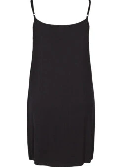 Zizzi Plain-coloured Slip Dress In Viscose -Chic Soldes N00004E 0199 Back