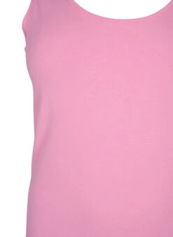 Zizzi Solid Color Basic Top In Cotton -Chic Soldes N00010E 0964 Details1