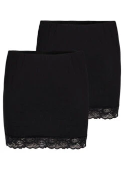 Zizzi 2-pack Top Extender With Lace Trim -Chic Soldes N00010P 0199 Front