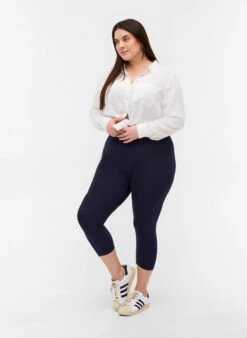 Zizzi 3/4 Length Basic Leggings
