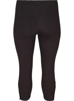 Zizzi 3/4-length Leggings With Buttons -Chic Soldes N00011G 0199 Back