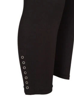 Zizzi 3/4-length Leggings With Buttons -Chic Soldes N00011G 0199 Details2