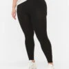 Zizzi Basic Viscose Leggings -Chic Soldes N00011T 0199 ModelFront