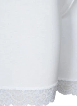 Zizzi Cycling Shorts With Lace Trim 15 Zizzi Cycling Shorts With Lace Trim -Chic Soldes N00011U 1101 Details2