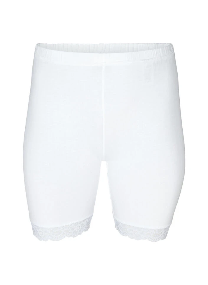 Zizzi Cycling Shorts With Lace Trim 6 Zizzi Cycling Shorts With Lace Trim – Image 4