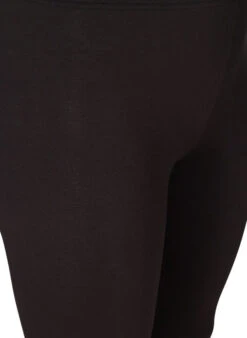 Zizzi Basic 3/4 Leggings With Ruched Detail -Chic Soldes N00011W 0199 Details1