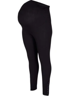 Zizzi Pregnancy Leggings In Viscose With Buttons -Chic Soldes N00011Y 0199 Front