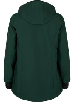 Zizzi Short Softshell Jacket With Detachable Hood 15 Zizzi Short Softshell Jacket With Detachable Hood -Chic Soldes N92383J 0906 Back