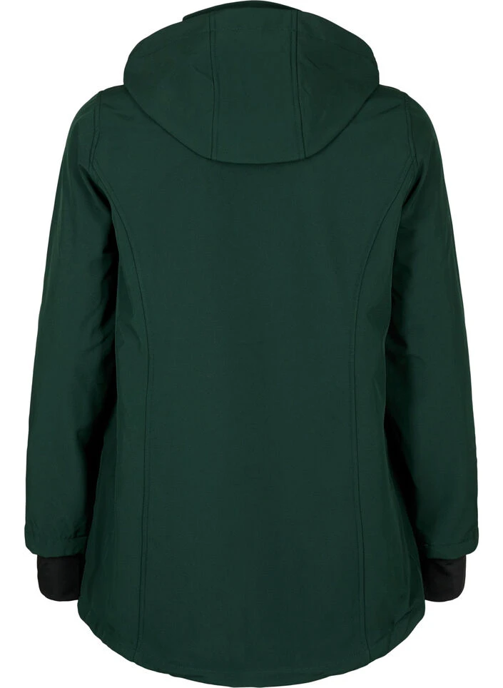 Zizzi Short Softshell Jacket With Detachable Hood 8 Zizzi Short Softshell Jacket With Detachable Hood – Image 6