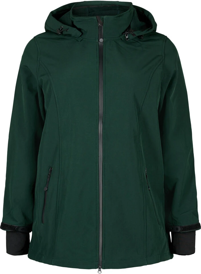 Zizzi Short Softshell Jacket With Detachable Hood 7 Zizzi Short Softshell Jacket With Detachable Hood – Image 5