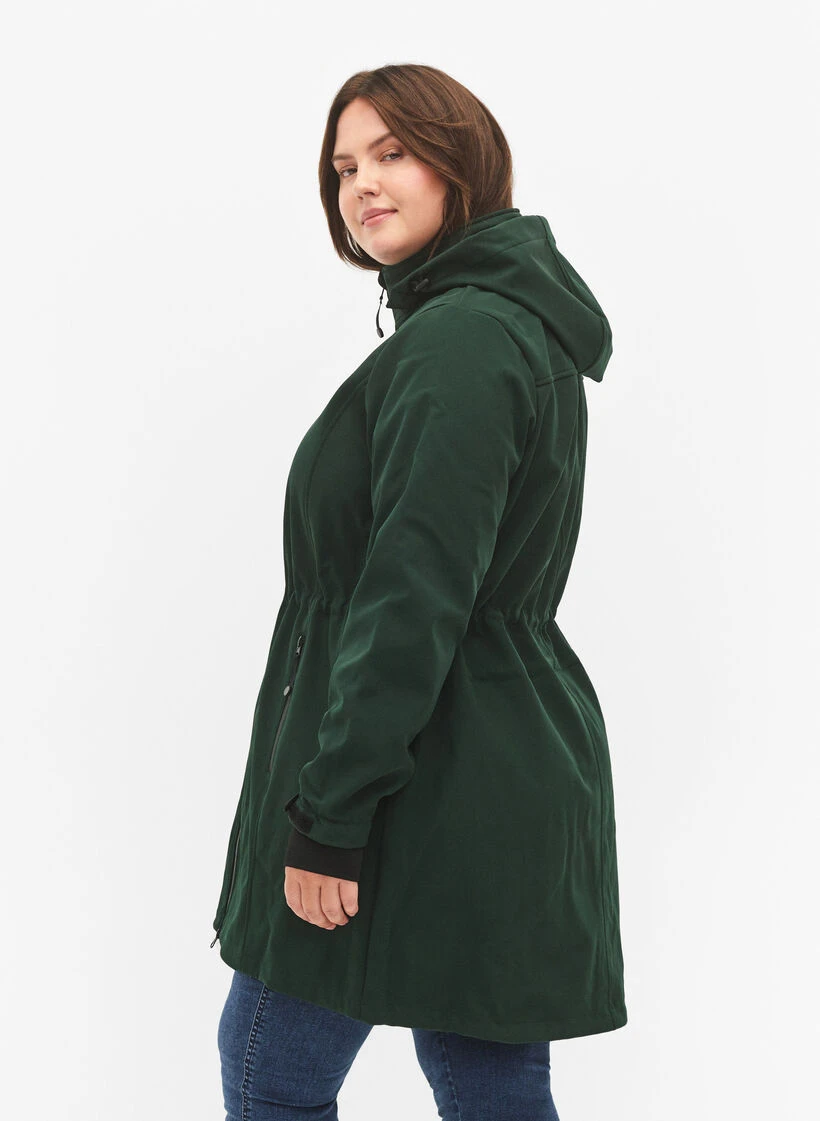 Zizzi Softshell Jacket With Detachable Hood 4 Zizzi Softshell Jacket With Detachable Hood – Image 2