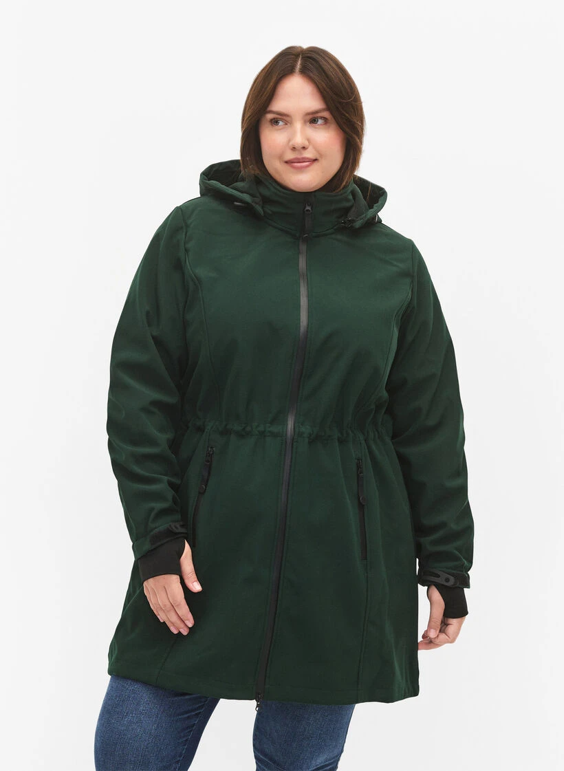 Zizzi Softshell Jacket With Detachable Hood 3 Zizzi Softshell Jacket With Detachable Hood