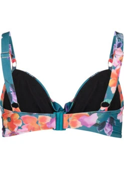 Printed Bikini Bra With Underwire -Chic Soldes S00502F 9990 Back