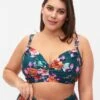Printed Bikini Bra With Underwire -Chic Soldes S00502F 9990 ModelFront