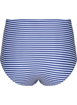 Striped Bikini Bottom With High Waist -Chic Soldes S00502G 9991 Back